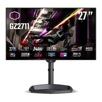 Monitor Gamer Cooler Master Tempest OLED 27", QHD, 240Hz, 0.03ms, FreeSync Premium, USB-C, Altura Ajustável, Som integrado - CMI-GZ2711-BR