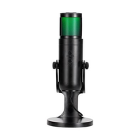 Microfone Gamer Xtrike XMC-03, Condensador, Omnidirecional, Conexão USB, Iluminação RGB, Preto - XMC-03