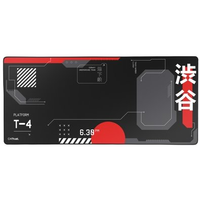 Mousepad Gamer GXTrust 759, XXL (900x400mm), Design Japan Black, com Bordas Costuradas - 25716