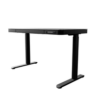 Mesa de Escritório Elements Musa, Elétrica, com Regulagem de Altura, Preta - 71719