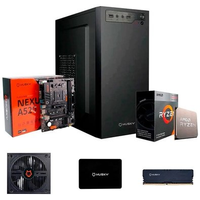 Kit PC Office I Husky, Processador Ryzen 3 3200G + Placa-Mãe Nexus A520 + 8GB RAM + SSD Husky 512GB SATA III