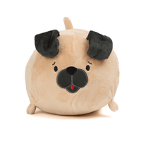 Brinquedo Pelúcia Pug Coleção Raças Flicks - Único