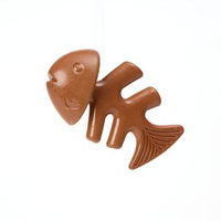 Brinquedo Mordedor Peixe Nylon Flicks - Único