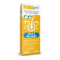 Dermapet Suplemento para Cães e Gatos Avert - 30 cápsulas
