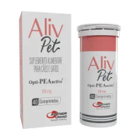 Suplemento para Cães e Gatos Aliv Pet 150mg - 40 Comprimidos