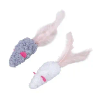Brinquedo Ratinho Pelúcia 2 Unidades Flicks - Único