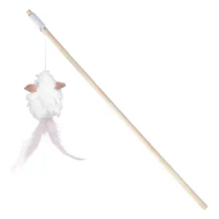 Varinha para Gatos Pelúcia e Pena Flicks - Único