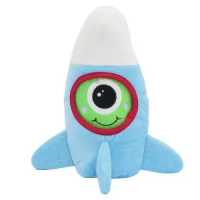Mordedor Pelúcia Galaxia Foguete Jambo Azul - Único