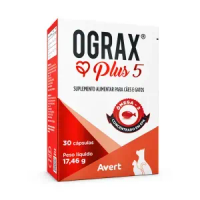 Ograx Plus 5 para Cães e Gatos Avert - 30 cápsulas