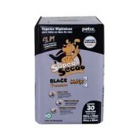 Tapete Higiênico Super Secão Black Premium Slim 90x60 cm