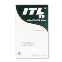 ITL 50 Itraconazol 50mg Antifúngico Cepav - 10 cápsulas