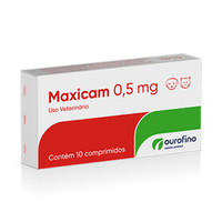 Maxicam 0,5 mg Anti-inflamatório para Cães e Gatos - 10 comprimidos
