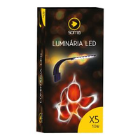 Luminária de Led Soma 10W Branca e Azul - 127V
