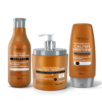 Kit Cauterização Capilar Cauter Restore Forever Liss