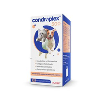 Condroplex 500 para Cães e Gatos Comprimidos Palatáveis - 60 comprimidos