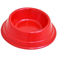Comedouro Plástico Gatos Vermelho Triton Dog - 140 ml
