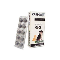 Carbovet Biofarm Antibiótico e Antidiarreico - 20 comprimidos