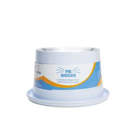 Comedouro Antiformiga para Gatos Mr. Bigode NF Pet Branco