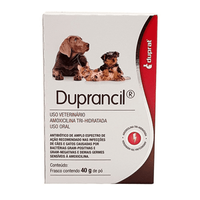 Duprancil Oral Pó Antibiótico para Cães e Gatos - 40 g