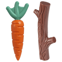 Brinquedo Mordedor Nylon Cenoura e Graveto Buddy Toys - Único