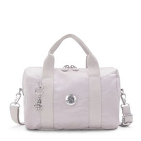 Bolsa Kipling Bina M - Cinza