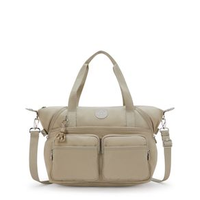 Bolsa Kipling New Art Duo Pocket - Bege