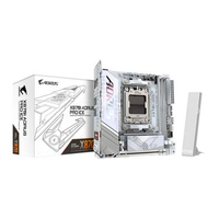 Placa Mãe Gigabyte X870I AORUS PRO ICE, AMD AM5, Mini ITX, DDR5, LED RGB, Bluetooth, Wi-Fi 7, Branca - 9AX87IPRE-00