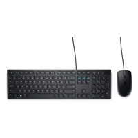 Teclado e Mouse Dell KM300C, USB, ABNT2, Com Teclado Numérico, Teclas Multimídias, Preto - 580-BCZQ