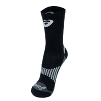 Meia ASICS - Unissex - Cinza/Preto