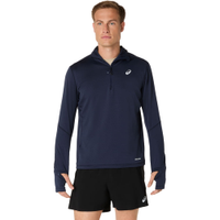 Blusão ASICS Road Winter Hoodie - Masculino - Azul