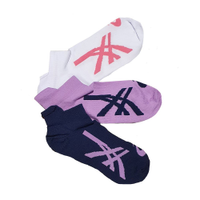 Meia ASICS Road Short - Unissex - Roxo