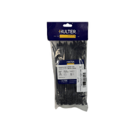 Abraçadeira Nylon 150mm X 3,6mm Preta 100 Un Hulter