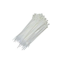 Abraçadeira de Nylon Hulter 300 X 4,8mm com 100 Peças Branca
