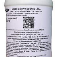 Óleo BSE-32 Bitzer R134/404 1 Litro UCBPR001002