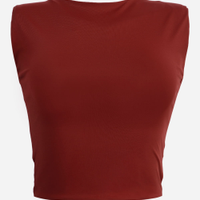 Blusa juvenil de poliamida vinho