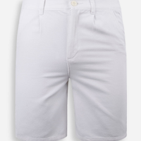 Bermuda juvenil reta com bolso off white
