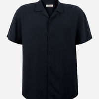 Camisa juvenil oversized preta