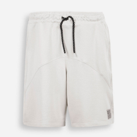Short de moletom juvenil com recorte cinza