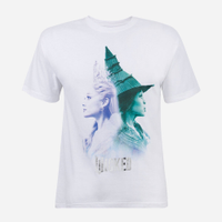 Camiseta oversized juvenil em algodão wicked off white