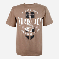 Camiseta juvenil de algodão camaro bege