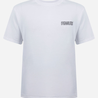 Camiseta juvenil de algodão snoopy off white