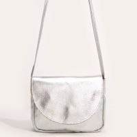 Bolsa infantil crossbody holográfica multicor