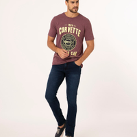 Calça slim jeans azul escuro