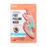Máscara esfoliante para pés foot peeling mask rk by kiss