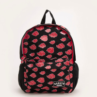 Mochila infantil akatsuki naruto preto
