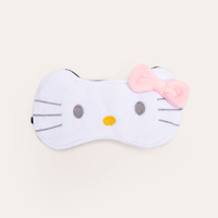 Máscara de dormir hello kitty branco