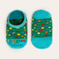 Meia infantil sapatilha pedrinhas mooui multicor