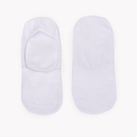 Kit de 2 pares de meias invisíveis branca