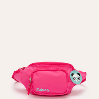 Pochete infantil luluca com pingente rosa