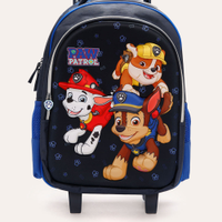 Mochila de rodinha infantil patrulha canina azul